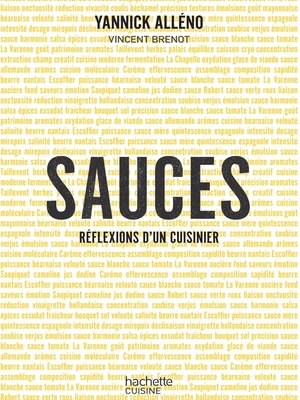 cover image of Sauces, réflexions d'un cuisinier